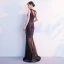 Chic / Beautiful Multi-Colors Evening Dresses  2019 Trumpet / Mermaid Sequins Scoop Neck Sleeveless Floor-Length / Long Formal Dresses