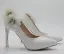 Chic / Belle Blanche Rendez-vous Escarpins 2018 Appliques 9 cm Talons Aiguilles À Bout Pointu Escarpins