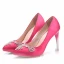 Chic / Beautiful White Wedding Shoes 2018 Rhinestone 10 cm Stiletto Heels Pointed Toe Wedding Pumps