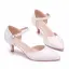 Simple Blanche Chaussures Femmes 2018 Boucle 5 cm Talons Aiguilles À Bout Pointu Talons Hauts