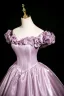 Elegant Blushing Pink Satin Prom Dresses 2025 Ball Gown Ruffle Off-The-Shoulder Sleeveless Backless Floor-Length / Long Prom Formal Dresses