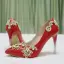 Mode Vita Brudskor 2018 Rhinestone 9 cm Kristall Stilettklackar Spetsiga Bröllop Pumps