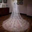 Scintillantes Doré Glitter Voile De Mariée 2019