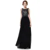 Chic / Beautiful Casual Summer Maxi Dresses 2019 A-Line / Princess Lace Scoop Neck Sleeveless Floor-Length / Long Womens Clothing