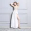 Sexy Rouge Robe De Soirée 2019 Princesse Appliques En Dentelle Faux Diamant V-Cou Sans Manches Dos Nu Fendue devant Longue Robe De Ceremonie