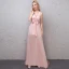 Abordable Rougissant Rose Robe De Soirée 2019 Princesse Noeud Titulaire Sans Manches Dos Nu Tribunal Train Robe De Ceremonie