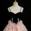 Élégant Rougissant Rose Perlage Paillettes Appliques Robe De Bal 2025 Robe Boule Bretelles Spaghetti Sans Manches Dos Nu Longue Robe De Ceremonie