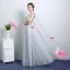 Abordable Rouge Robe De Bal 2019 Princesse Perlage Noeud V-Cou Sans Manches Dos Nu Longue Robe De Ceremonie