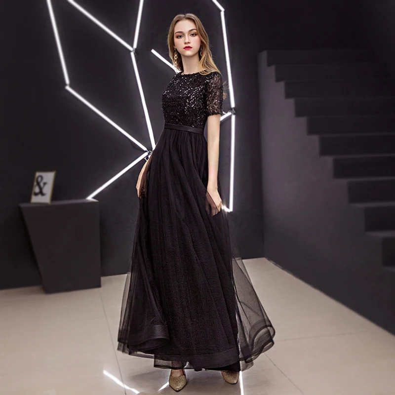 strapless open back dress Dramatic Gold Black Shimmery Gold Applique Choker Prom Dress