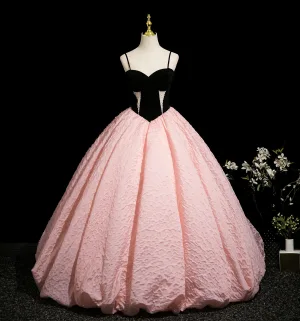 Chic Beautiful Blushing Pink Prom Dresses 2025 Ball Gown Spaghetti Straps Sleeveless Backless Floor Length Long Formal Dresses