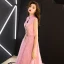 Chinese style Candy Pink Evening Dresses  2019 A-Line / Princess High Neck Appliques Beading Sleeveless Backless Lace Floor-Length / Long Formal Dresses