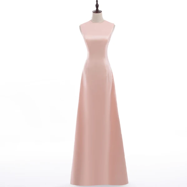 Vintage 2 Bit Pärla Rosa Aftonklänningar 2018 Prinsessa Urringning Appliqués Spets Långärmad Långa Formella Klänningar