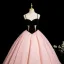 Schöne Rosa Ballkleider 2025 Ballkleid Spaghettiträger Ärmellos Rückenfreies Lange Festliche Kleider