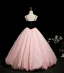 Schöne Rosa Ballkleider 2025 Ballkleid Spaghettiträger Ärmellos Rückenfreies Lange Festliche Kleider