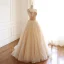 Luxury / Gorgeous Gold Prom Dresses 2019 A-Line / Princess Suede Spaghetti Straps Beading Sleeveless Backless Floor-Length / Long Formal Dresses