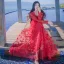 Illusion White Honeymoon Maxi Dresses 2019 A-Line / Princess V-Neck Appliques Long Sleeve Sweep Train Womens Clothing