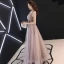 Modern / Fashion Blushing Pink Evening Dresses  2019 A-Line / Princess Appliques Lace Spaghetti Straps Sleeveless Backless Floor-Length / Long Formal Dresses