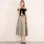 Chic / Beautiful Black Homecoming Graduation Dresses 2019 A-Line / Princess Off-The-Shoulder Suede Appliques Lace Spotted Sleeveless Backless Tea-length Formal Dresses