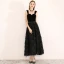 Chic / Beautiful Burgundy Evening Dresses  2019 A-Line / Princess Shoulders Suede Tassel Sleeveless Tea-length Formal Dresses