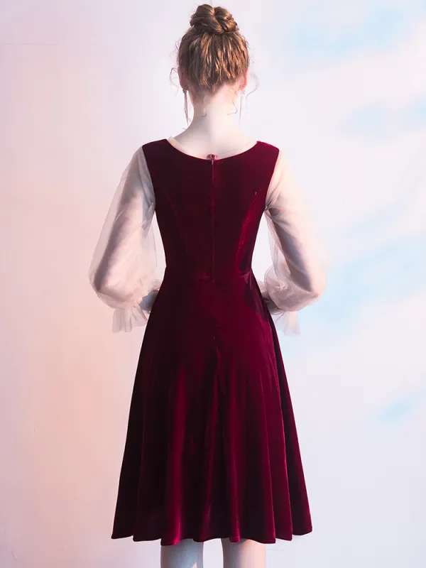 Velvet Ribbon Sash Burgundy - Wedding Dresses, Evening Wear and Party  Clothes by Alie Street.