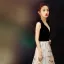Modern / Fashion Black Evening Dresses  2019 A-Line / Princess V-Neck Lace Sequins Star Suede Bow Sleeveless Floor-Length / Long Formal Dresses
