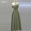 Modest / Simple Sage Green Bridesmaid Dresses 2021 A-Line / Princess Off-The-Shoulder Short Sleeve Floor-Length / Long Bridesmaid Wedding Party Dresses