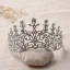 Mode Silver Brudsmycken 2017 Kristall Rhinestone Metall Tiara
