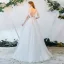 Chic / Belle Ivoire Robe De Soirée 2019 Princesse Bretelles Spaghetti Perlage En Dentelle Fleur Dos Nu Longue Robe De Ceremonie
