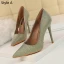 Simple Argenté Désinvolte Escarpins 2019 Paillettes 10 cm Talons Aiguilles À Bout Pointu Escarpins