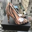 Mooie / Prachtige Bruin Rave Club Pumps 2019 Gestreept 12 cm Naaldhakken / Stiletto Spitse Neus Pumps