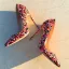 Chic / Belle Multi-Couleurs Promo Escarpins 2019 Cuir 10 cm Talons Aiguilles À Bout Pointu Escarpins