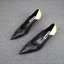 Modest / Simple White Casual Pumps 2019 Leather 4 cm Stiletto Heels Low Heel Pointed Toe Pumps