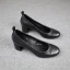 Simple Kaki Désinvolte Escarpins 2019 Cuir 5 cm Talons Épais À Bout Rond Escarpins