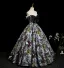 Schick Schwarz Ballkleider 2025 A Linie Off Shoulder Schleife Kurze Ärmel Rückenfreies Lange Festliche Kleider