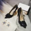 Charming Silver Evening Party Pumps 2019 Leather Crystal Sequins 10 cm Stiletto Heels Pointed Toe Pumps