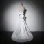 Elegante Ivory / Creme Abendkleider 2018 Mermaid Schleife Spaghettiträger Rückenfreies Ärmellos Sweep / Pinsel Zug Festliche Kleider