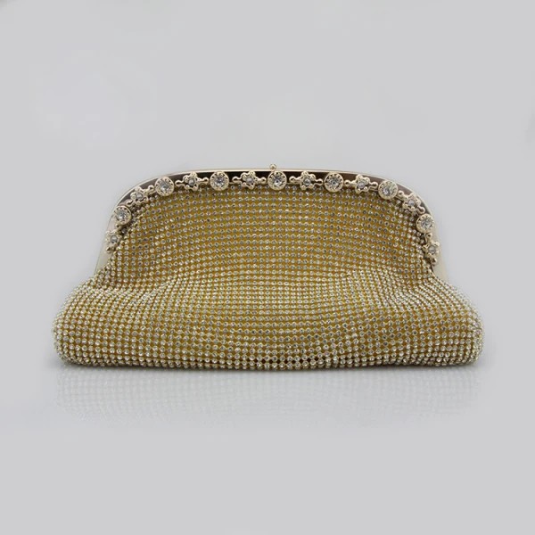 Scintillantes Bling Bling Doré Pochette Perlage Faux Diamant Velour Métal Cocktail Soirée Accessorize 2019
