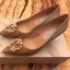 Charmant Pink Brautschuhe 2019 Leder Strass Perle Pailletten 10 cm Stilettos Spitzschuh Hochzeit Pumps
