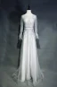 Haut de Gamme Champagne Robe De Soirée 2019 Princesse Encolure Dégagée Fait main Perlage Faux Diamant Ceinture Manches Longues Plumes Longue Robe De Ceremonie