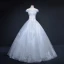 Vintage / Retro Navy Blue Prom Dresses 2019 A-Line / Princess Off-The-Shoulder Beading Crystal Lace Flower Sleeveless Backless Floor-Length / Long Formal Dresses