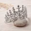 Mode Silver Brudsmycken 2017 Kristall Rhinestone Metall Tiara