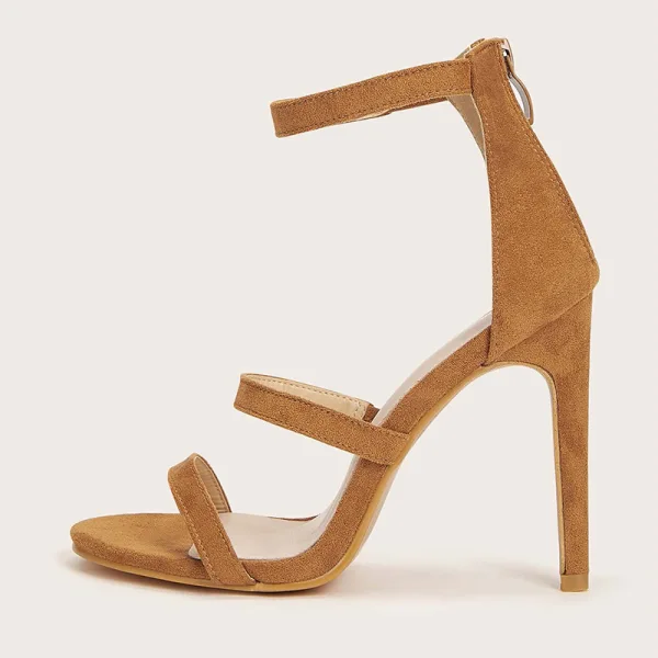 Chic / Beautiful Red Street Wear Womens Sandals 2021 Ankle Strap 11 cm Stiletto Heels Open / Peep Toe Sandals High Heels