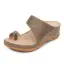 Böhmen Khaki Durchbohrt Flache Strand Sandalen Damen 2021 Freizeit Peeptoes Sandaletten