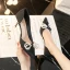 Mode Schwarz Abend Ball Perle Schleife Damenschuhe 2021 6 cm Stilettos Spitzschuh Hochhackige