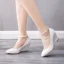 Fashion White Wedding Shoes 2021 8 cm Wedges Wedding Ankle Strap Pumps Pointed Toe