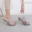 Sexy Casual Multi-Colors Rainbow Womens Sandals 2021 9 cm Stiletto Heels Open / Peep Toe Sandals High Heels