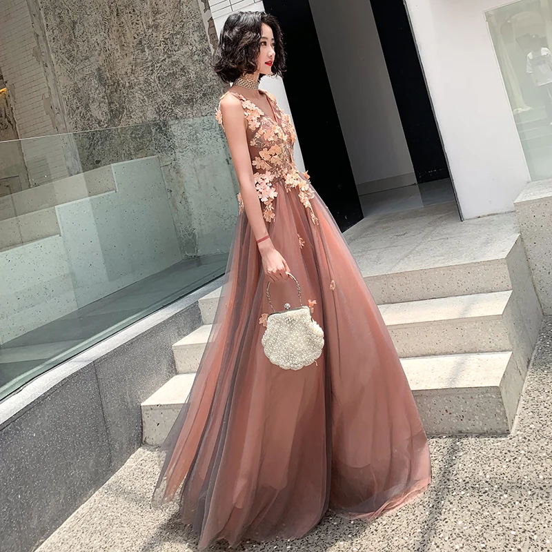 green emerald velvet dress Classy Strapless Dusty Pink Prom Dress Mermaid Slit with Lace Appliques main image 0