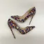 Mooie / Prachtige Multi-Kleuren Avond Pumps 2019 Lakleer Bloemen 12 cm Naaldhakken / Stiletto Spitse Neus Pumps