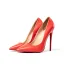 Chic / Belle Noire Soirée Escarpins 2019 Cuir 12 cm Talons Aiguilles À Bout Pointu Escarpins