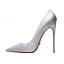 Charming Silver Evening Party Pumps 2019 Sequins 12 cm Stiletto Heels Pointed Toe Pumps